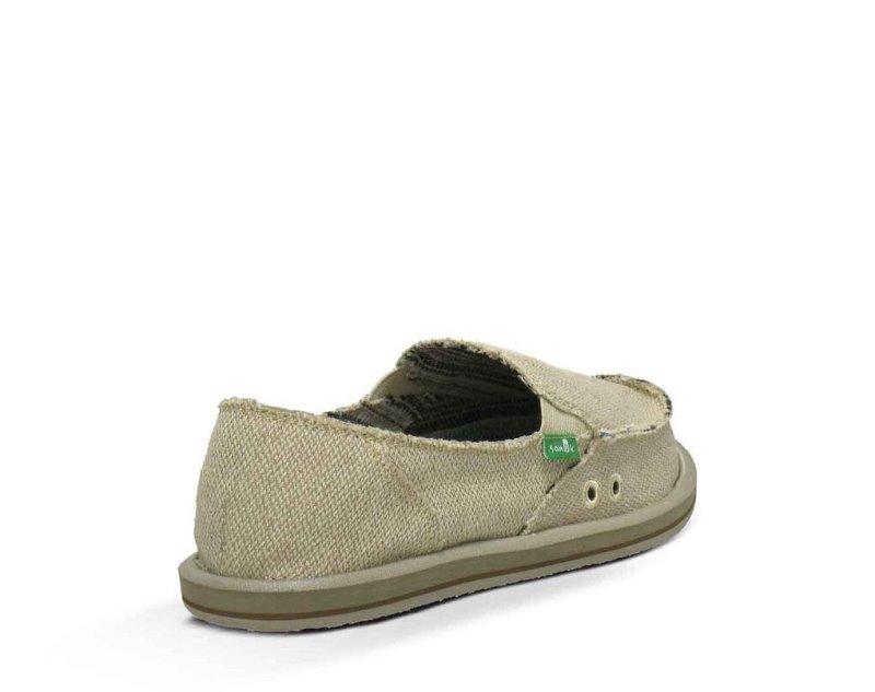 Sanuk Donna Hemp Women's Shoes Beige | Canada 154GSO